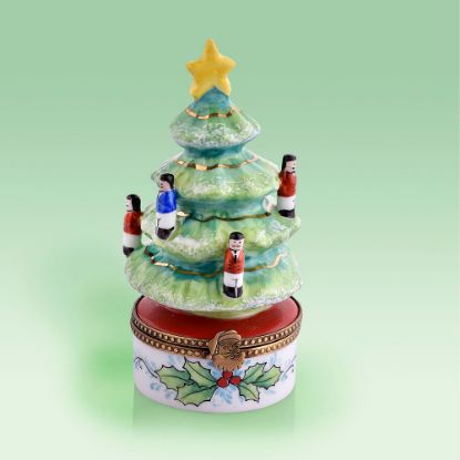 Picture of Limoges Christmas Tree with Nutcrackers Box