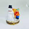 Picture of Limoges Snowman with Child Box