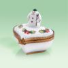 Picture of Limoges Heart with Snowman Box