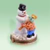 Picture of Limoges Snowman with Child Box