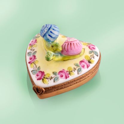 Picture of Limoges Two Snails in Heart I Love You Box