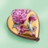 Picture of Limoges Gold Heart with 3D Rose Box