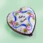 Picture of Limoges "For a Friend" Heart with Ribbons and Roses Box