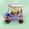 Picture of Limoges Frog in Golf Cart Box