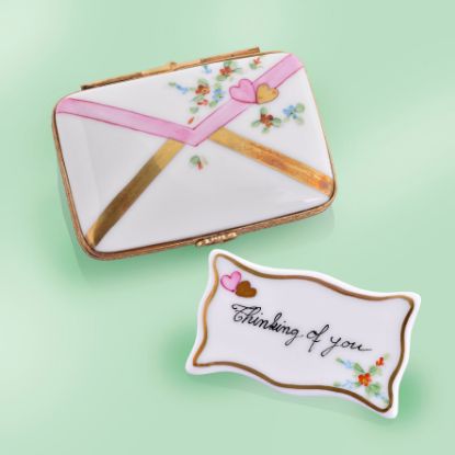 Picture of Limoges Thinking of You Envelope Box with Card