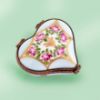 Picture of Limoges Turquoise Heart with Roses Box