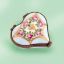 Picture of Limoges Turquoise Heart with Roses Box