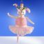 Picture of De Carlini  Rabbit  Ballerina Ornament