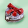 Picture of Limoges Wedding Day Heart with Red Bow Box