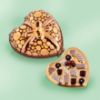 Picture of Limoges Gold and Burgundy Chocolates Heart Box, Each.