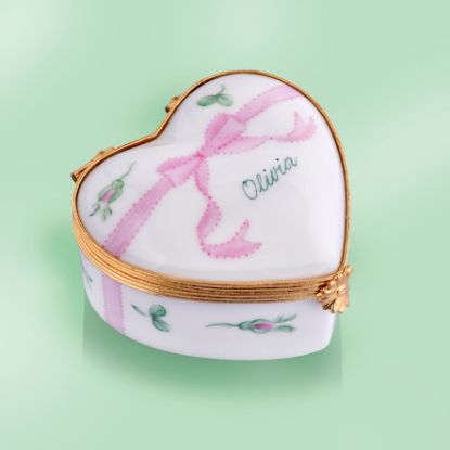 Picture of Limoges "Olivia"Heart Box