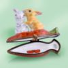 Picture of Limoges Two Rabbits on Carrot Box