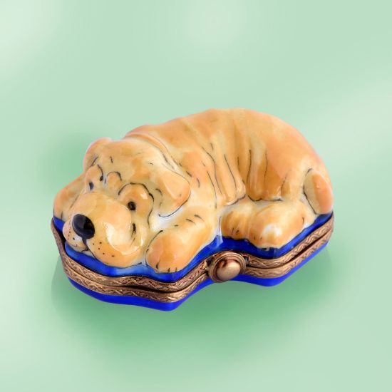 Picture of Limoges Shar Pei Dog Box