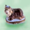 Picture of Limoges Yorkshire Dog with Blue Bow Box