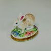 Picture of Limoges Rabbit on Springs Flowers Box