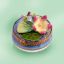 Picture of Limoges Dragonfly on Leaf by with Flower by the Water Box
