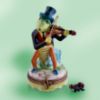 Picture of Limoges Cricket Playing  Violin Box with Insect