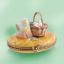 Picture of Limoges Chicken with Basket of Eggs Box