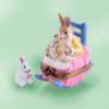 Picture of Limoges Mama Rabbit on Chait with baby Box
