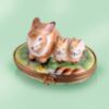 Picture of Limoges Mama Rabbit with Babies on Grass Box