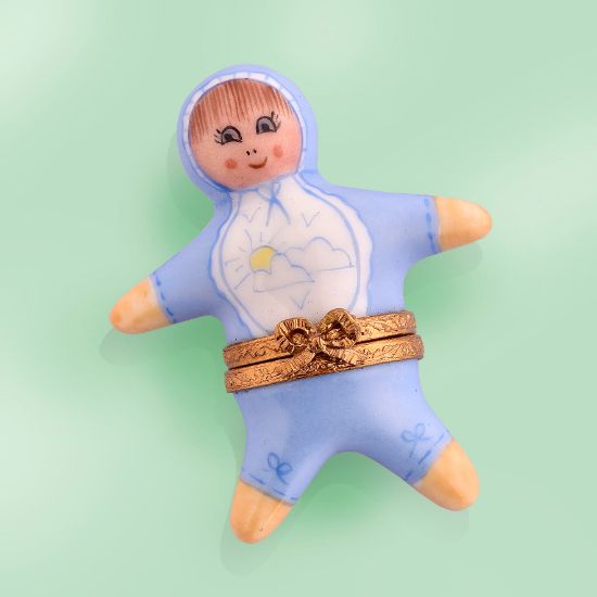 Picture of Limoges Blue Baby Boy Box