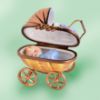 Picture of Limoges Wicker Baby Boy Buggy Box