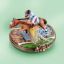 Picture of Limoges Jumping Horse Box with Jockey