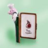 Picture of Limoges Pig on Restaurant Easel Menu Box