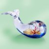 Picture of Murano Glass Whale with Fish Inside