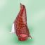 Picture of Murano Glass Burgundy and Gold  Penguin