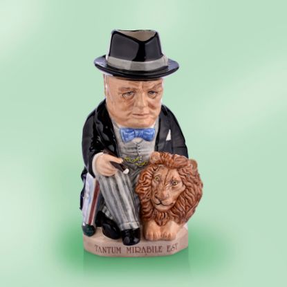 Picture of Winston Churchill "Spirit of Britain " Kevin Francis Ltd  Ed British Toby  Jug 