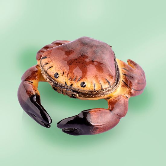 Picture of Limoges Brown Crab Box