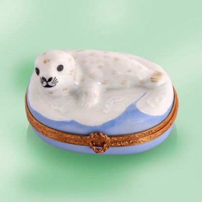Picture of Limoges Baby Seal Box