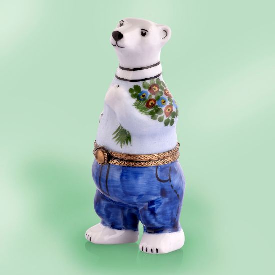 Picture of Limoges Polar Bear with Jeans Box