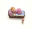 Picture of Limoges Baby Girl in Bed Box with Baby Bottle