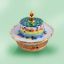 Picture of Limoges Multicolor Birthday Cake