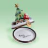 Picture of Limoges Santa and Train by Tree Box