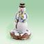 Picture of Limoges Snowman with Yellow and Blue Scarf Box