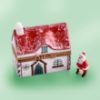 Picture of Limoges Santa House Box with loose Santa