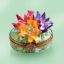 Picture of Limoges artistic Flowers on Grass Oval Box
