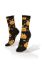 Picture of Halloween Jack O'Lantern on Black Socks