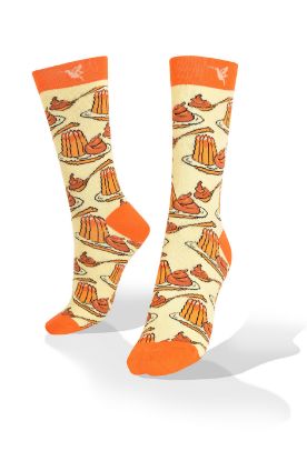 Picture of Creme Caramel Flan  with Dulce de Leche Socks 