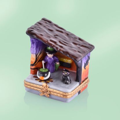 Picture of Limoges Halloween Witch at Home Box