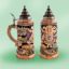 Picture of Australia German Beer Stein with Pewter Lid 1 liter