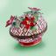 Picture of Limoges Egg with 3D Poinsettias Box
