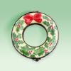 Picture of Limoges Holiday Wreath with Holly and Red Bow Box