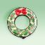 Picture of Limoges Holiday Wreath with Holly and Red Bow Box