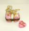 Picture of Limoges Pink Gift Box with Gold Bow and Happy Birthday Pink Heart