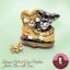 Picture of Limoges Venetian Carnival Couple in Gold and Black Costumes Box with Star