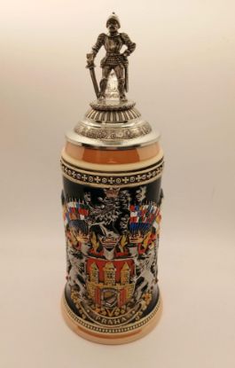Picture of Prague Coat of Arms German Beer Stein 